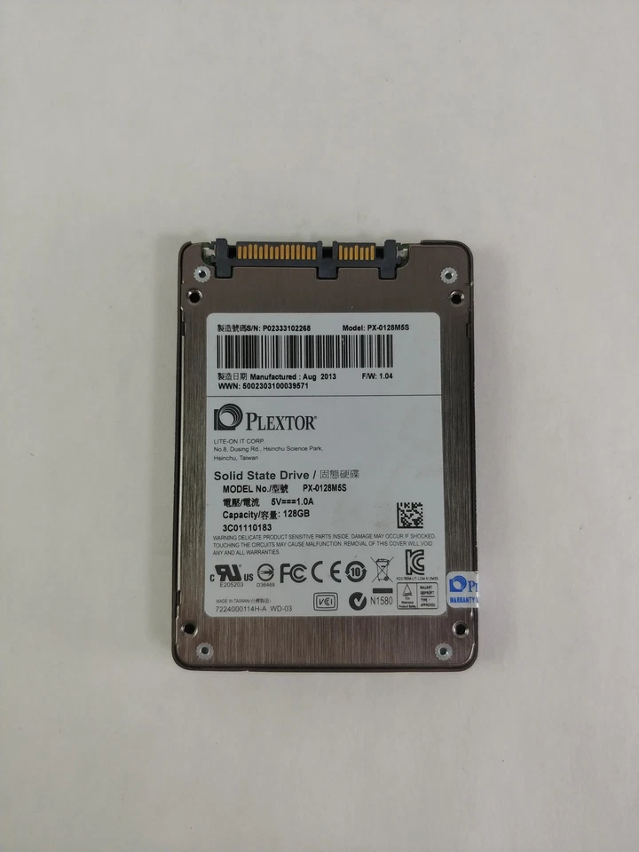 Plextor PX-0128M5S 128 GB SATA III 2.5 in Solid State Drive - Image 3 of 4