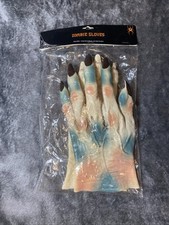 ADULT ZOMBIE HANDS LATEX GLOVES COSTUME T5
