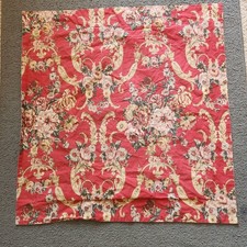 RALPH LAUREN Pillowcase Sham Full Vintage 100 Cotton Red Made USA Floral