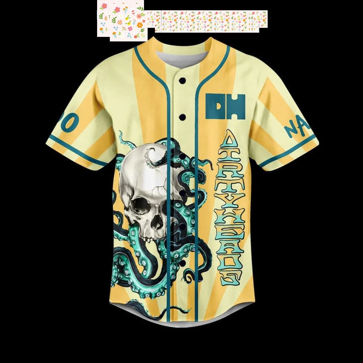 The Dirty Heads Goonies Never Say Die Personalized Baseball Jersey