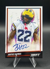 Justice Haynes 2025 Pulse Drift Autograph #BAS-JH Michigan Wolverines 08/37 SP