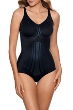 Miraclesuit Modern Miracle Lycra Fitsense Bodysuit Black