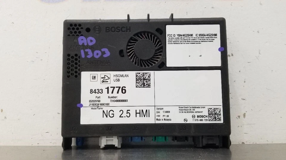 18 CHEVY SILVERADO 1500 INTERFACE MÁQUINA HUMANA HMI 84331776 - Imagem 4 de 4