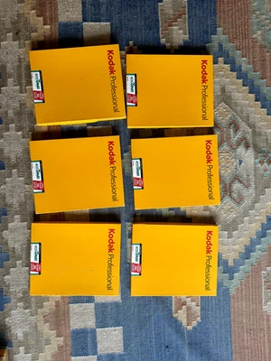 KODAK 400 TMAX 8X10 FILM, 10 SHEETS PER BOX, 6 BOXES, EXPIRED, DATED 11/2013