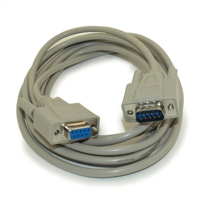 10ft Serial NULL-MODEM  DB9/DB9 Male to Female Cable