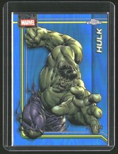 2026 Topps Chrome Marvel Comics #50 Hulk Blue Refractor /150