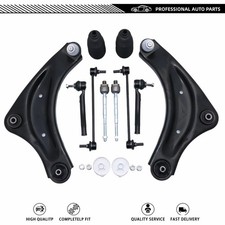 10x Front Control Arm Sway Bar Tie Rod Ball Joint Kit For 11-17 Nissan Juke LEAF