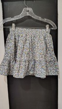 oshkosh b'gosh girls size 10 floral stretch waist midi skirt