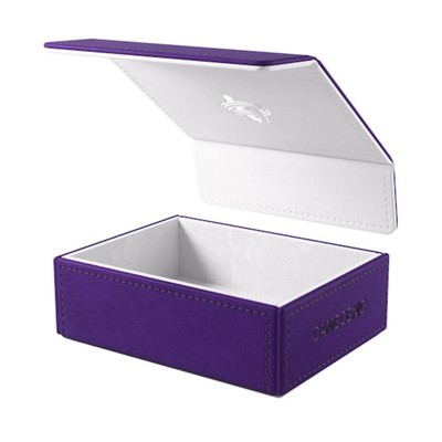 GameGenic Card Storage Token Keep - Purple/White New