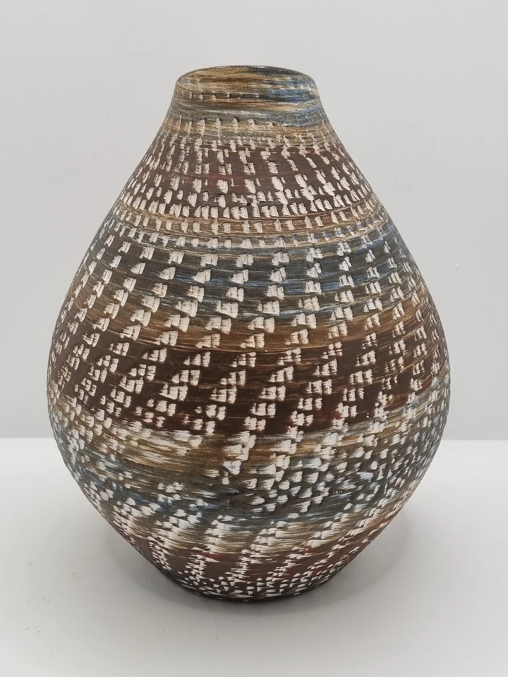 2 Dumler & Breiden Jugs Dee Cee West Germany Studio Pottery Sgraffito Rare VGC - Image 3 of 4