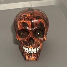 Lot Of Halloween Skull Decoration Spooky Festive Celebration Flame Fiery