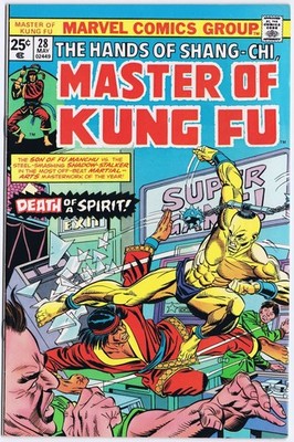 MASTER OF KUNG-FU # 28 US Marvel Comic 1975