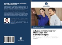 Advocacy-Services FüR Menschen Mit Behinderungen Dev Datta Joshi Taschenbuch