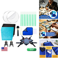 28pc Trading Card Cleaning Kit Sports Card Care Restoration Tools