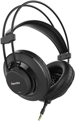 Superlux Semi-Open Over-Ear Headphones, HD672/BK