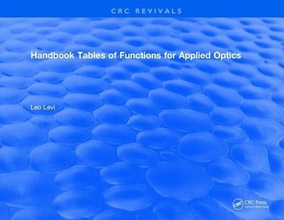 Handbuch Funktionstabellen für angewandte Optik - 9781315894034