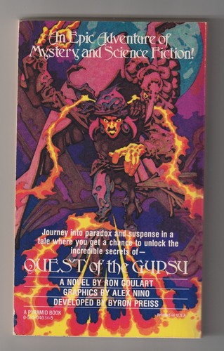 WEIRD HEROES V3: Quest Of The Gypsy by Ron Goulart (1976) PB ~Art by Alex Nino~ - Photo 2/3