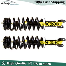 Fits Ram 1500 4WD 2 Monroe Complete Struts Front w/ Springs Mounts
