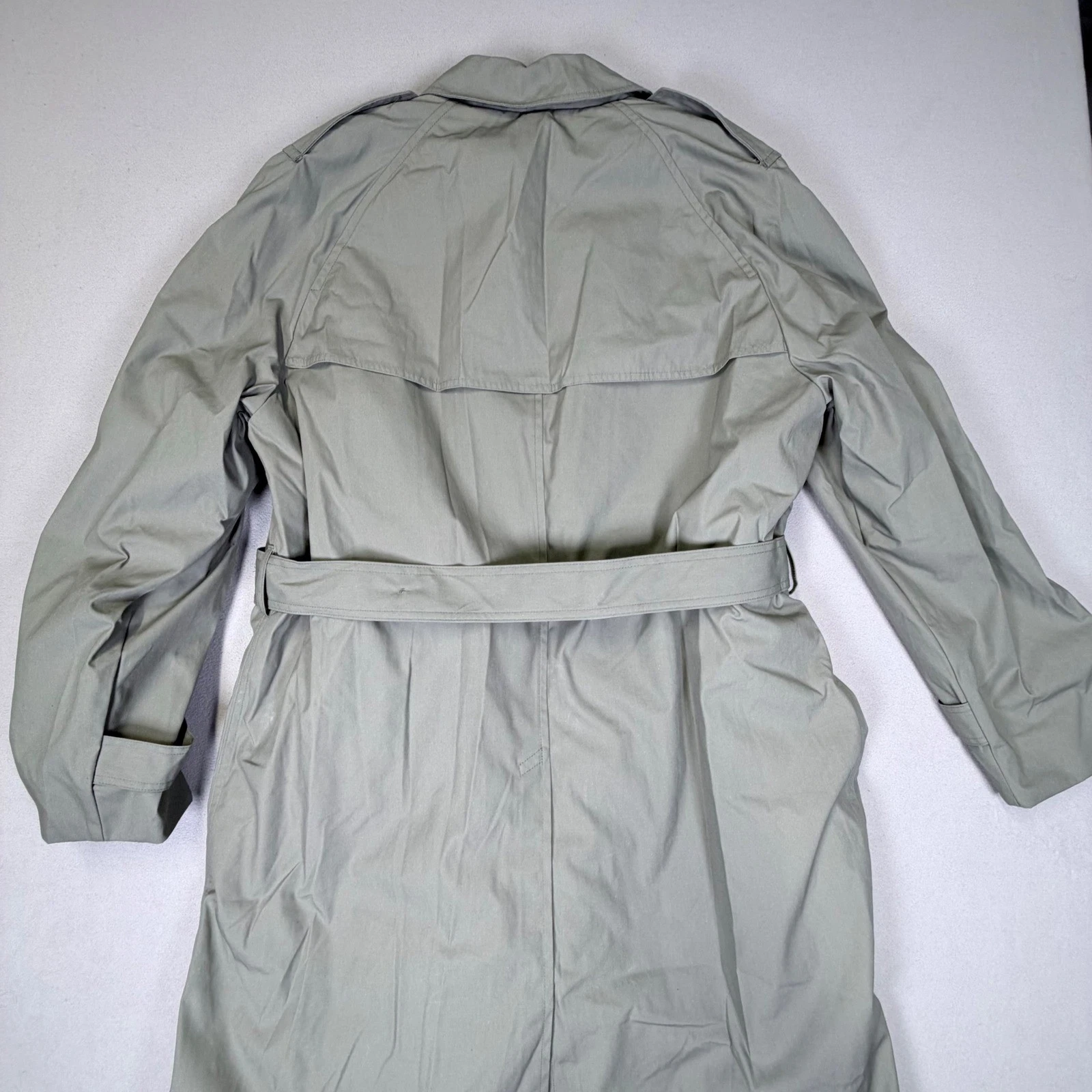 DSCP Trench Coat Men L Gray NEW All Weather Marine Coat Valor Collection image 9