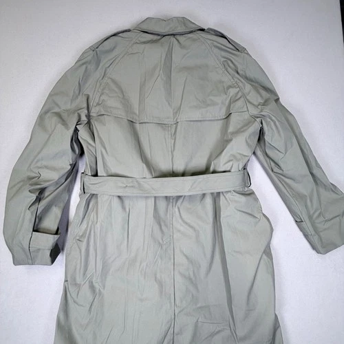 DSCP Trench Coat Men L Gray NEW All Weather Marine Coat Valor Collection image 9
