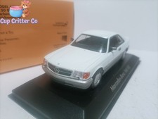 1:43 Minichamps Mercedes Benz 560SEC Coupe Model 1986 White