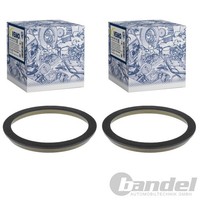2X Vemo ABS-SENSORRINGE Hinten Beidseitig Passend FüR Audi A3 Seat Altea Leon