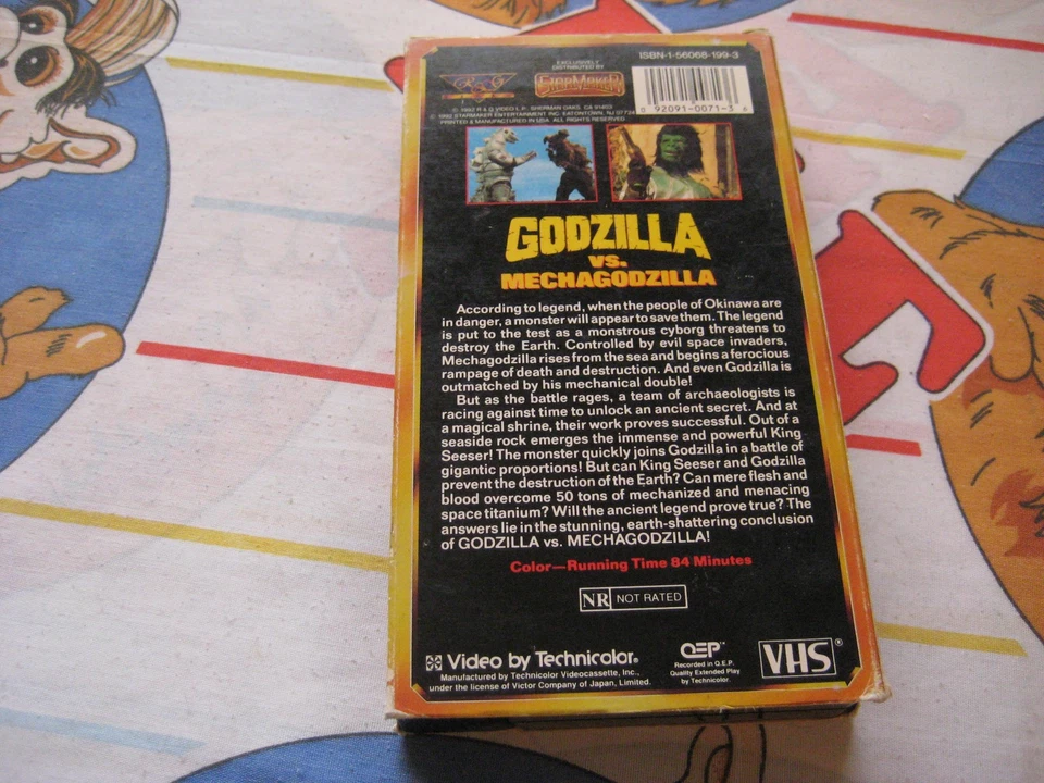 Godzilla vs Mechagodzilla VHS - Image 2 of 3