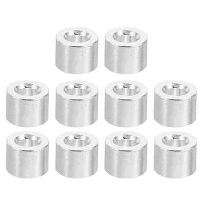 #ad M2 Aluminum Spacers 10 Pcs Metal Spacer Aluminum 2.1mm ID x 4mm OD x 4mm L $17.89