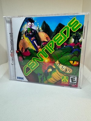 Jeu Centipede Sur Sega Dreamcast, Version US/NTSC, Complet Et En état Correct.