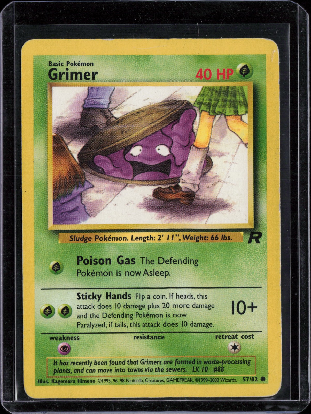 Grimer Common Team Rocket 57/82 NM