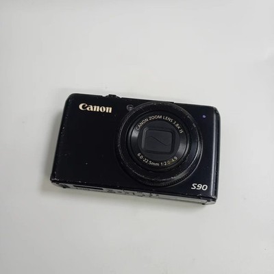 Canon PowerShot S90 Digital Camera 10 MP 3.8x Optical Zoom English