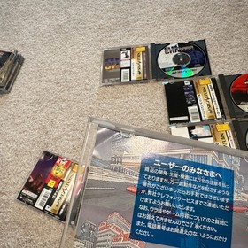Sega Saturn Japan Import 5 Racing Game Lot - USA Seller