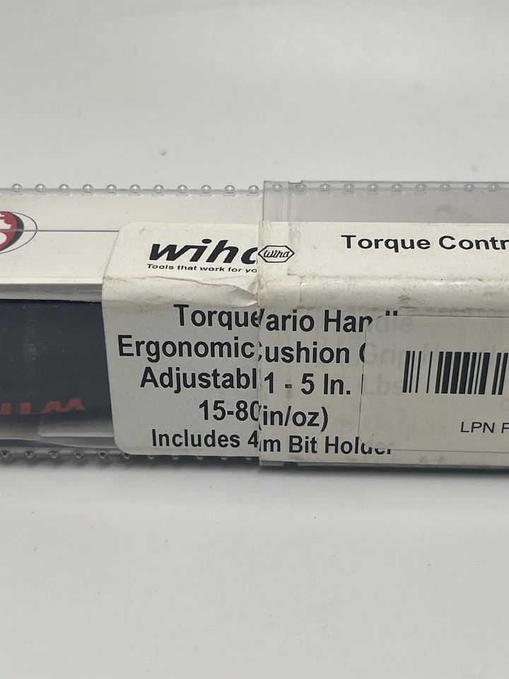 Wiha SoftFinish TorqueVario-S Torque Screwdriver 15-80 In/oz. Item #28501 - Image 3 of 4