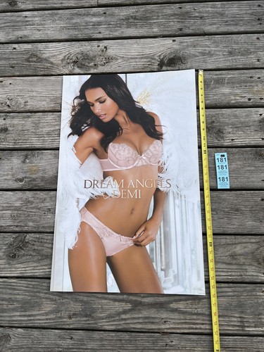Lot Of 1 Authentic Victoria's Secret Posters Andrea Lima Pink Store Angels Black