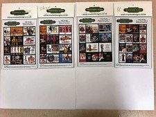 James Bond - Uncut Billboard Pack - OO Gauge - Trackside Signs - Model Railway