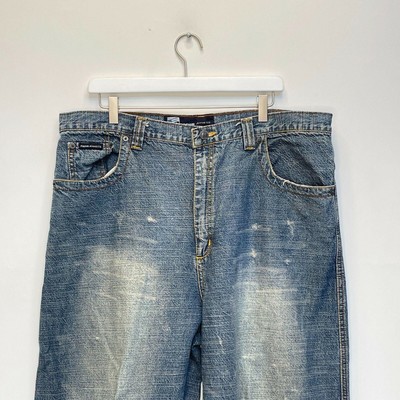 Focus Jeans Mens Designer Blue Jeans 40 
