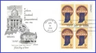 USA3 #1308 U/A ARTMASTER FDC PB4  Indiana Statehood