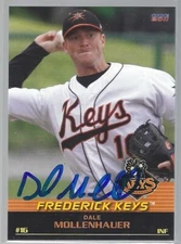 Dale Mollenhauer IP autograph signed 2011 Choice Frederick Keys #14 card