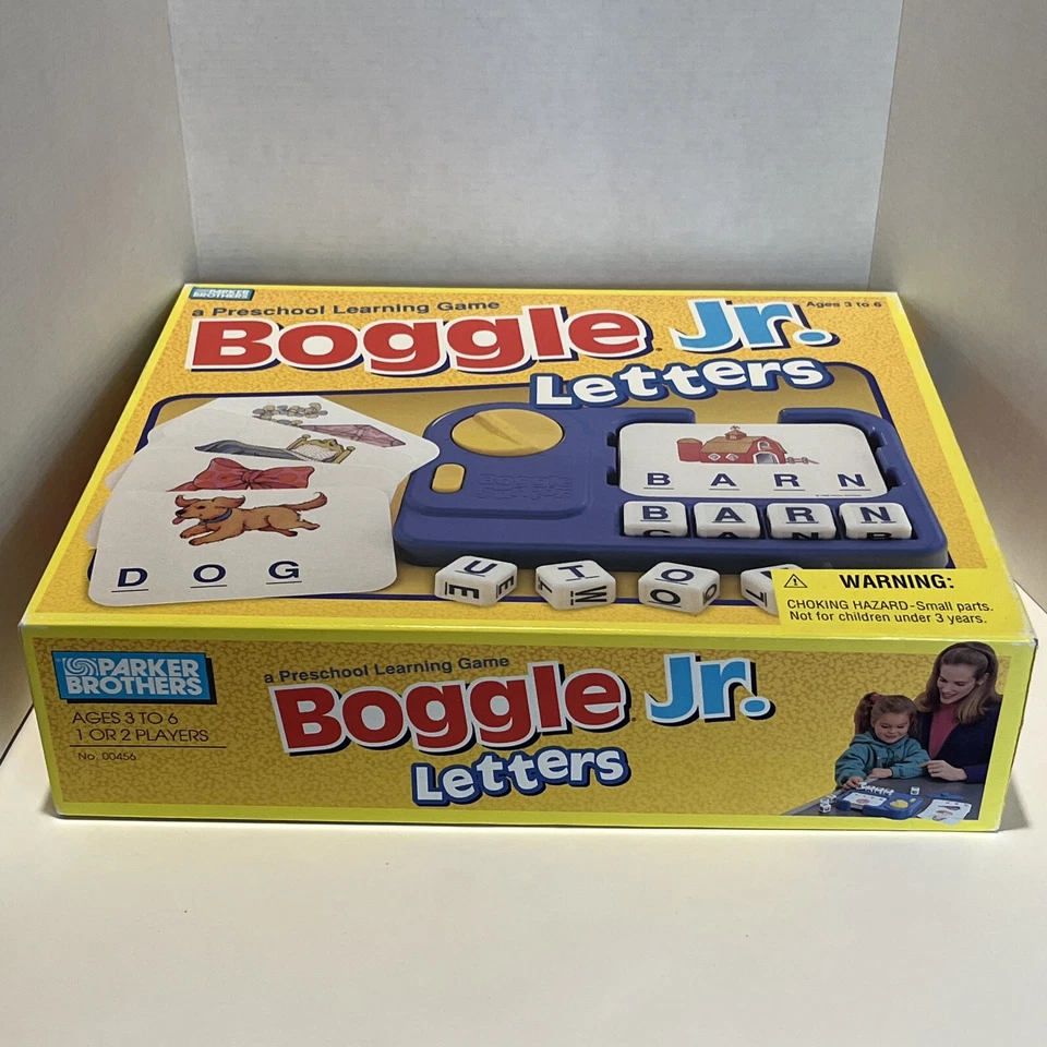 Vintage Parker Brothers Preschool Learning Game Boggle Jr. Letters Game Ages 3-6 - Image 4 of 4