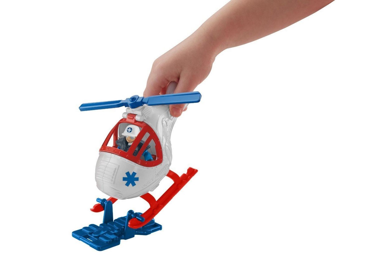 Fisher Price Imaginext Y2795 City Helicopter and Medic Figure