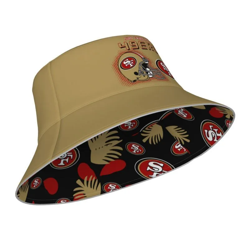 San Francisco 49ers Adult Fisherman's Hat Reflective Bucket Hat Helmet style