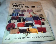 JUDY'S MACRAME PURSES ON THE GO ~ 26 PURSES & FASHON ACCESSORIES ~ 1982