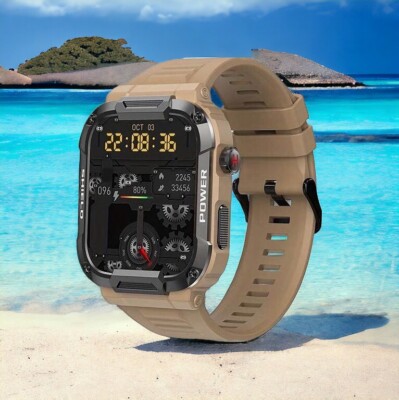 Smartwatch-Rugged Health & Fitness Tracker-1.85  Screen-Imported From China