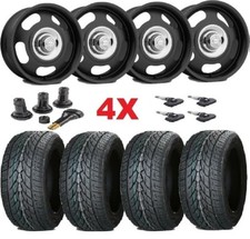 17 Black Rally Wheels Tires C10 Obs Fit Chevrolet Gmc Chevy Rallies 17 Black Rally Wheels Tires C10 Obs Fit Chevrolet Gmc Chevy Rallies