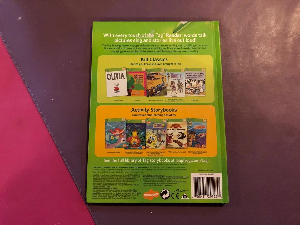 LeapFrog Tag Pen LeapReader book — DORA THE EXPLORER: DORA GOES TO SCHOOL - Image 3 of 3