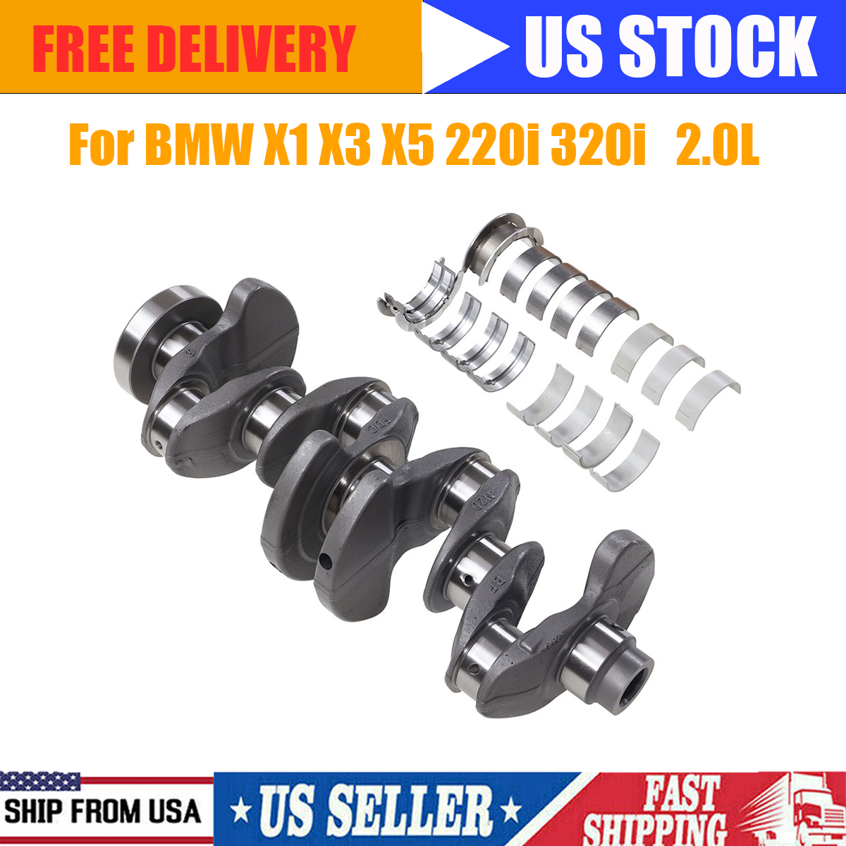 Crankshaft For BMW N20 2.0 Engine 220i 420i 520i X3 X5 Z4 sDrive20i ...