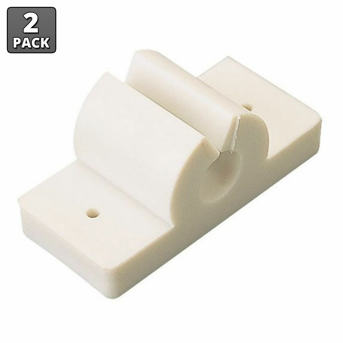 Sea-Dog 329770-1 White Antenna Clip 5/16
