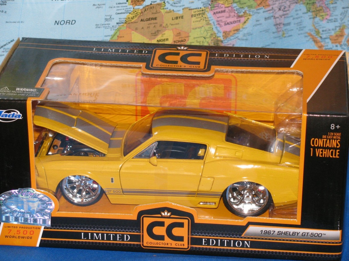 1/24 JADA CC 1967 SHELBY GT-500 LIMITED EDITION 7500 WORLDWIDE