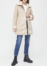 Lauren Ralph Lauren Faux Shearling Lamb Coat Camel Uk Size 20 22 Xl Rrp £299