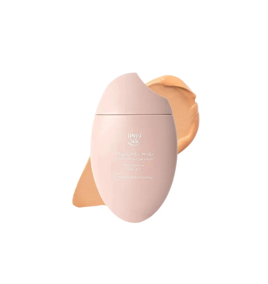 Happy Skin Rescue Me Tinted Matte Sun Gel Primer broad spectrum SPF 40 - Image 4 of 4